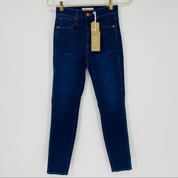 NEW Madewell 10" High Rise Skinny Jean Tarren 24 - Picture 3 of 9